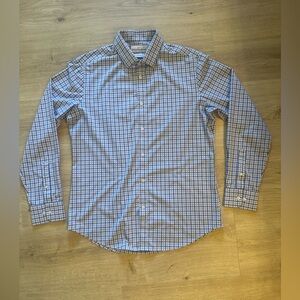 Mizzen+Main Men's Leeward Performance Dress Shirt Trim Fit, Long Sleeve, Size XL